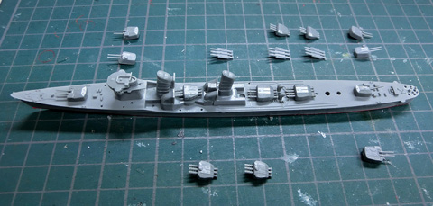 1/700　駆逐艦　初雪　プラモデル　ウォーターライン　タミヤ
