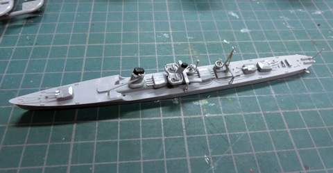 1/700　駆逐艦　白露　プラモデル　ウォーターライン　タミヤ