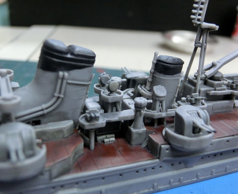 1/700　日本海軍 重巡洋艦　妙高 みょうこう　プラモデル　製作レビュー　タギミ