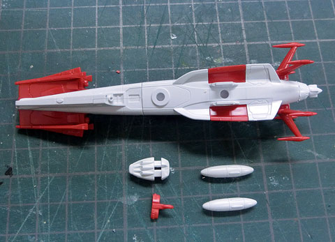 メカコレクション　ユキカゼ　宇宙戦艦ヤマト2199　サンプル製作レビュー　バンダイ