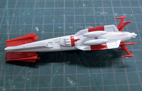 メカコレクション　ユキカゼ　宇宙戦艦ヤマト2199　サンプル製作レビュー　バンダイ