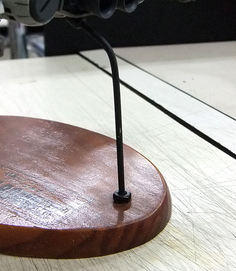 ディスプレイスタンド　プラモデル　自作　文具とプラモの店　タギミ